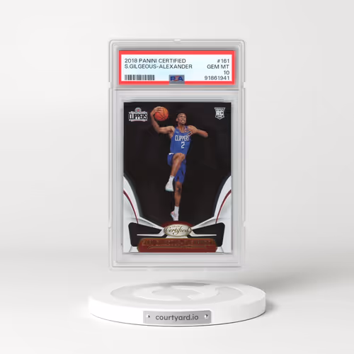 2018 Panini Certified #161 Shai Gilgeous-Alexander (PSA 10 GEM MINT)
