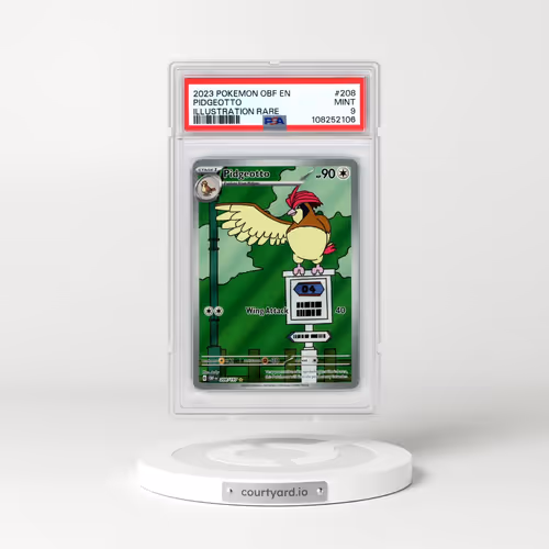 2023 Pokémon Obf EN-Obsidian Flames #208 Pidgeotto - Illustration Rare (PSA 9 MINT)
