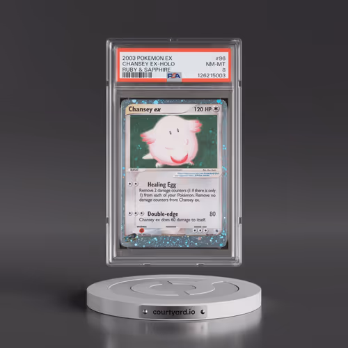 2003 Pokémon EX Ruby & Sapphire #96 Chansey EX - Holo Holo (PSA 8 NM-MT)