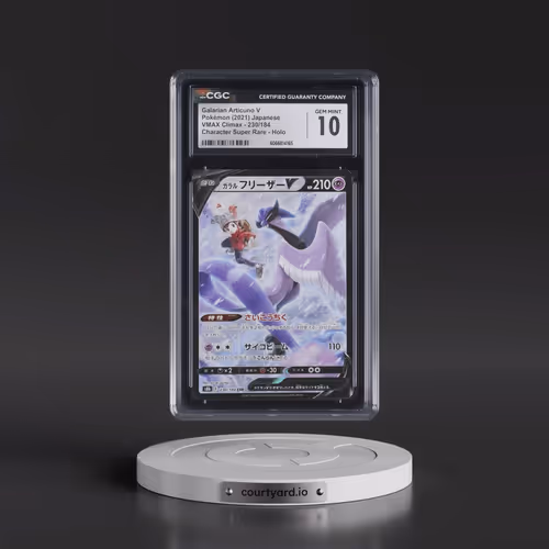 2021 VMAX Climax #230/184 Galarian Articuno V - Holo Character Super Rare (CGC 10 GEM MINT)