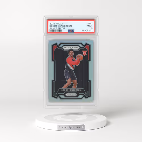 2023 Panini Prizm #141 Scoot Henderson - Silver Prizm (PSA 9 MINT)