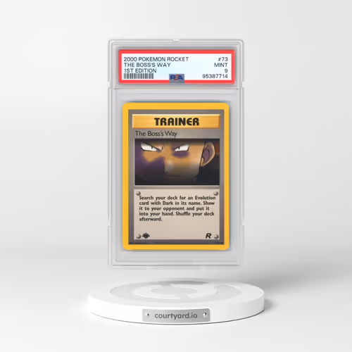 2000 Pokémon Rocket #73 The Boss's Way - 1st Edition (PSA 9 MINT)