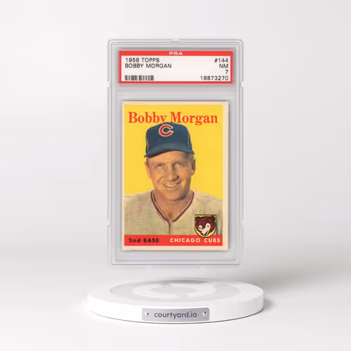 1958 Topps #144 Bobby Morgan (PSA 7 NM)