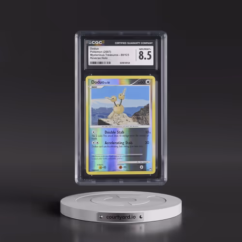 2007 Mysterious Treasures #80/123 Doduo - Reverse Holo (CGC 8.5 NM-MT+)