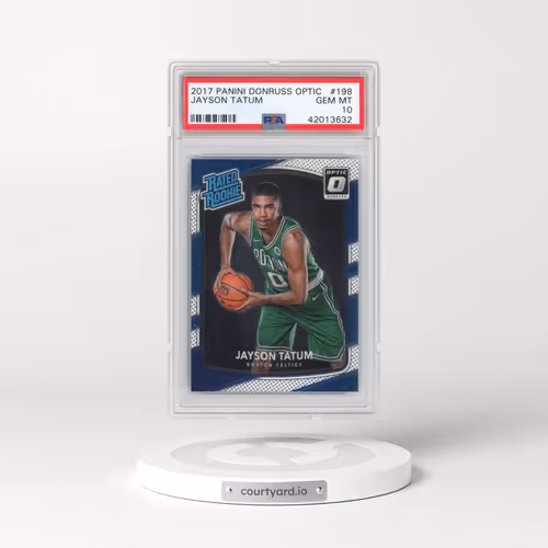 2017 Panini Donruss Optic #198 Jayson Tatum (PSA 10 GEM MINT)