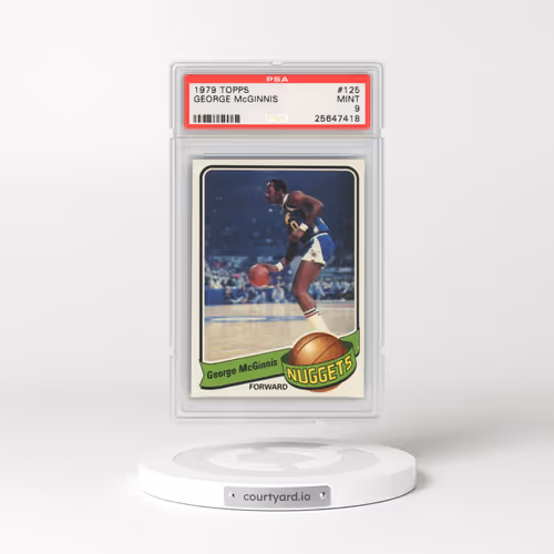 1979 Topps #125 George McGinnis (PSA 9 MINT)