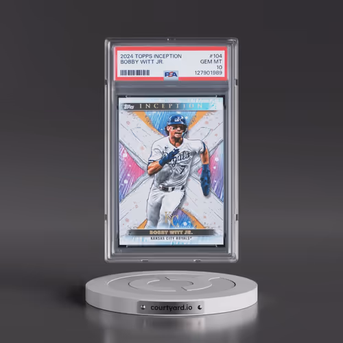 2024 Topps Inception #104 Bobby Witt Jr. (PSA 10 GEM MINT)