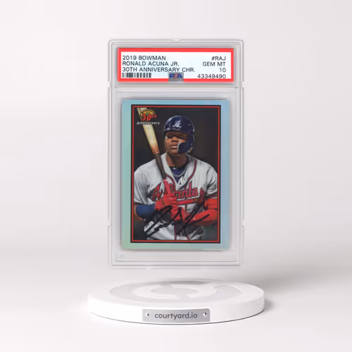 2019 Bowman 30th Anniversary Chrome #RAJ Ronald Acuna Jr. (PSA 10 GEM MINT)