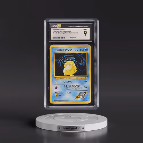 1999 Gym 2: Challenge from the Darkness Sabrina's Psyduck (CGC 9 MINT)