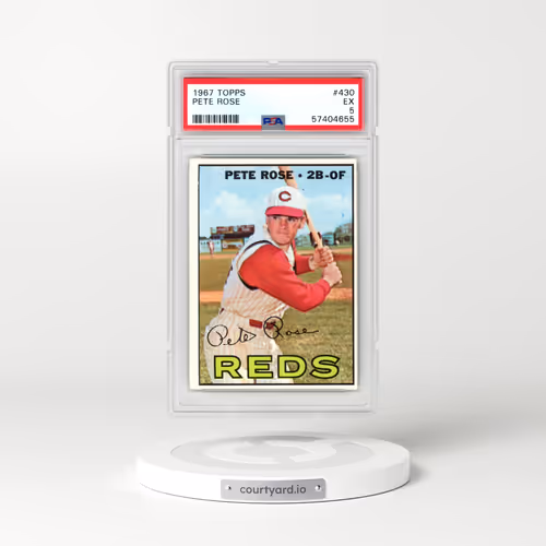 1967 Topps #430 Pete Rose (PSA 5 EX)