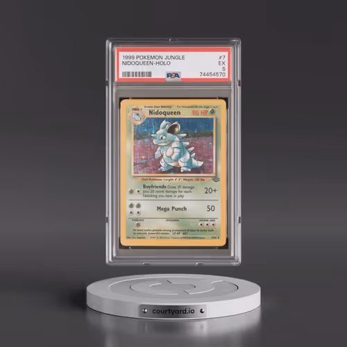 1999 Pokémon Jungle #7 Nidoqueen - Holo (PSA 5 EX)