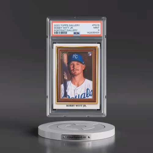 2022 Topps Gallery Portrait Gallery #PG19 Bobby Witt Jr. (PSA 9 MINT)