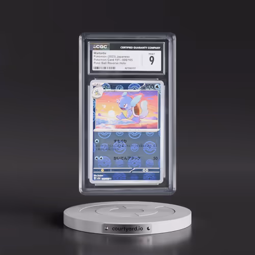 2023 Pokémon Card 151 #008/165 Wartortle - Reverse Holo Poke Ball (CGC 9 MINT)