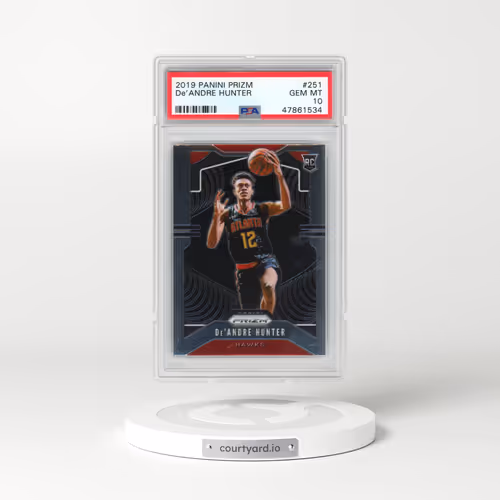 2019 Panini Prizm #251 DE'Andre Hunter (PSA 10 GEM MINT)