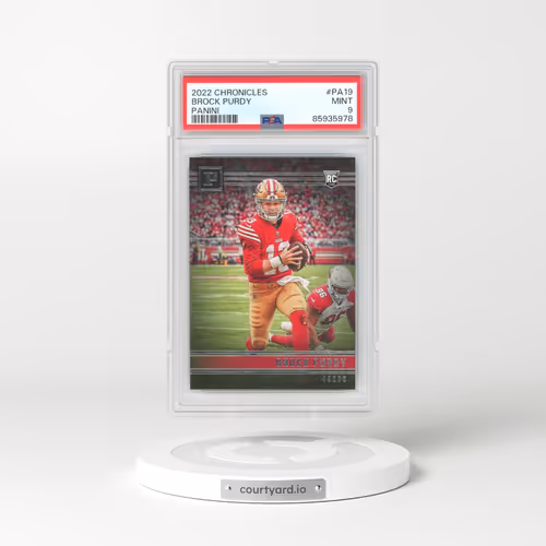 2022 Panini Chronicles Panini #PA19 Brock Purdy (PSA 9 MINT)