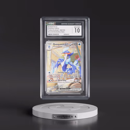 2023 Paldea Evolved - PAL EN #260/193 Quaquaval ex - Special Illustration Rare (CGC 10 GEM MINT)