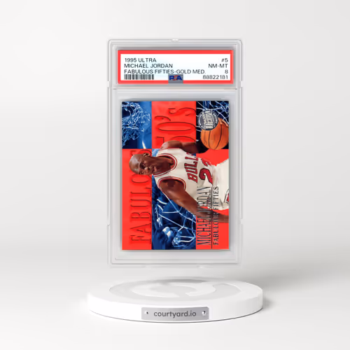 1995 Ultra Fabulous Fifties #5 Michael Jordan - Gold Medallion (PSA 8 NM-MT)