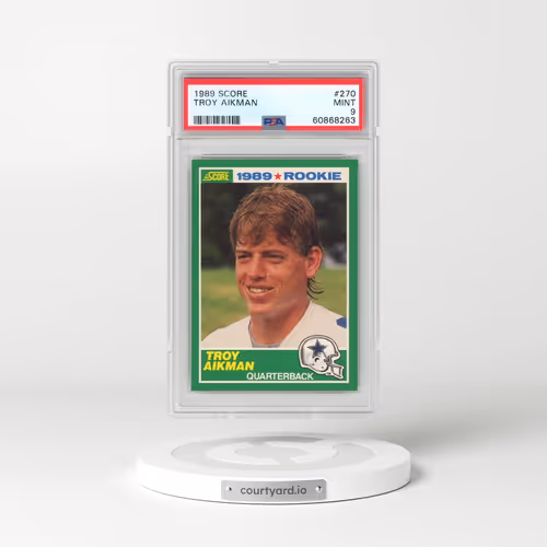 1989 Score #270 Troy Aikman (PSA 9 MINT)
