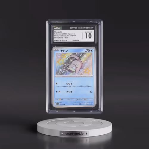2023 Shiny Treasure ex #219/190 Slowpoke - Shiny Rare Holo (CGC 10 GEM MINT)
