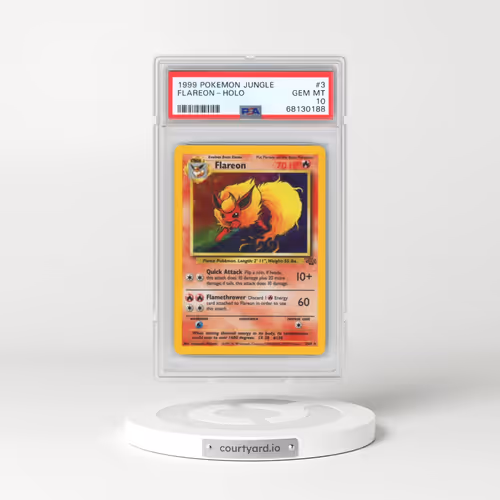 1999 Pokémon Jungle #3 Flareon - Holo (PSA 10 GEM MINT)