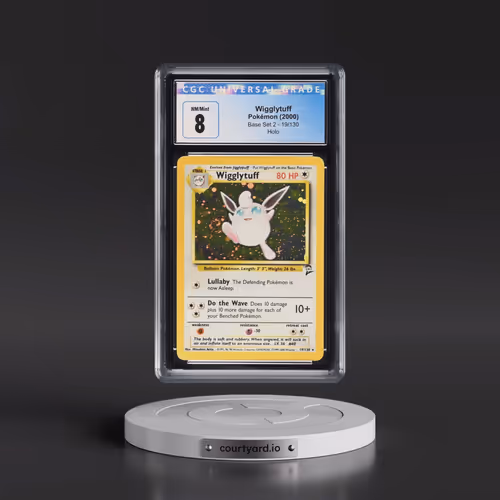 2000 Base Set 2 #19/130 Wigglytuff - Holo (CGC 8 NM-MT)