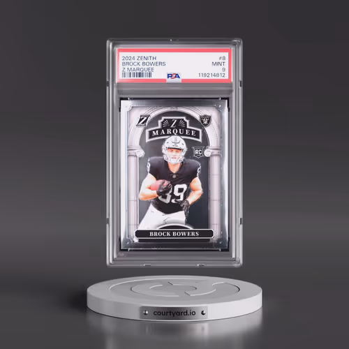 2024 Panini Zenith Z Marquee #8 Brock Bowers (PSA 9 MINT)