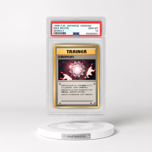 1998 Pokémon Vending Max Revive - Series II (PSA 10 GEM MINT)
