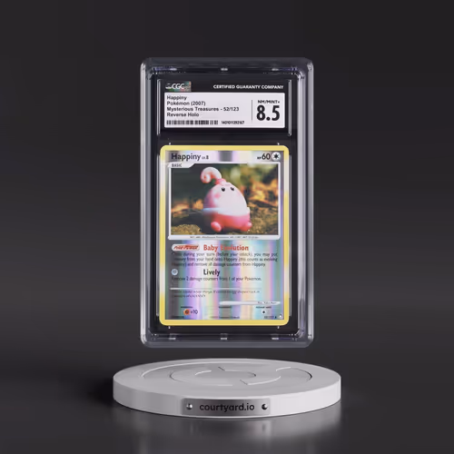 2007 Mysterious Treasures #52/123 Happiny - Reverse Holo (CGC 8.5 NM-MT+)