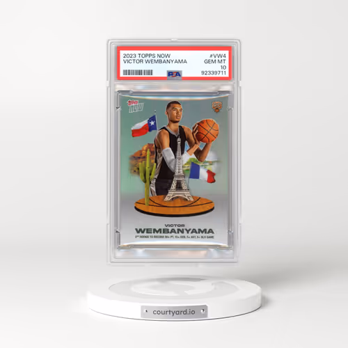 2023 Topps Now #VW4 Victor Wembanyama (PSA 10 GEM MINT)