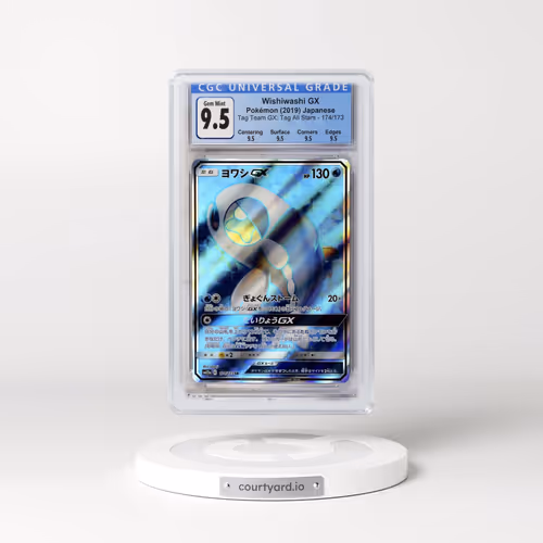 2019 Tag Team GX: Tag All Stars #174/173 Wishiwashi GX - Super Rare Holo (CGC 10 GEM MINT)