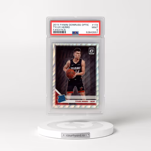 2019 Panini Donruss Optic #172 Tyler Herro - Fanatics (PSA 9 MINT)