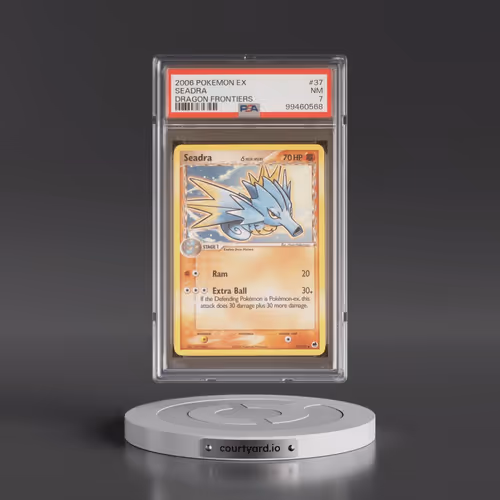 2006 Pokémon EX Dragon Frontiers #37 Seadra (PSA 7 NM)