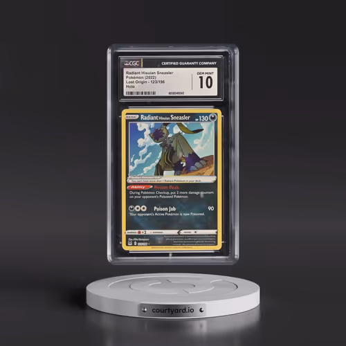 2022 Lost Origin #123/196 Radiant Hisuian Sneasler - Holo (CGC 10 GEM MINT)
