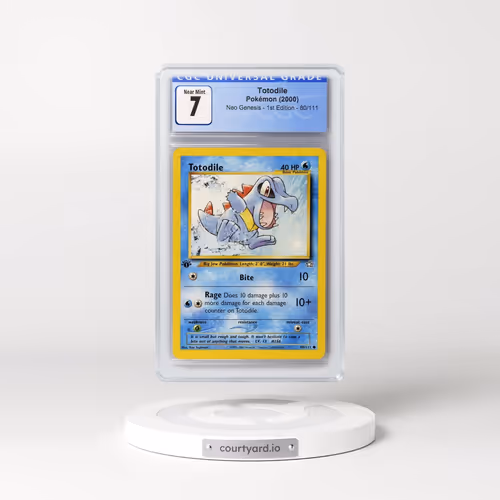 2000 Neo Genesis #80/111 Totodile - 1st Edition (CGC 7 NM)