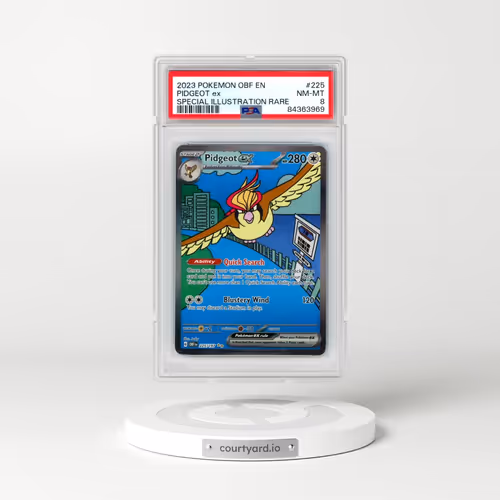 2023 Pokémon Obf EN-Obsidian Flames #225 Pidgeot EX - Holo Special Illustration Rare (PSA 8 NM-MT)