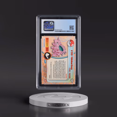 1999 Series 1 (Oval Nintendo Seal) #33 Nidorino - First Print (Blue Topps Logo) (CGC 9 MINT)