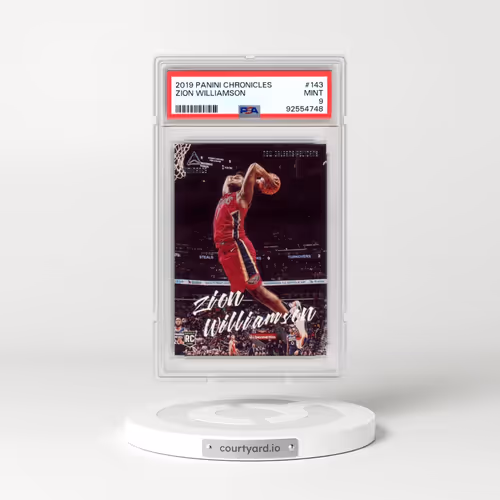2019 Panini Chronicles #143 Zion Williamson (PSA 9 MINT)