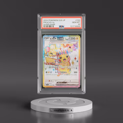 2024 Pokémon SV8-Super Electric Breaker #122 Pikachu EX - Holo Super Rare (PSA 10 GEM MINT)