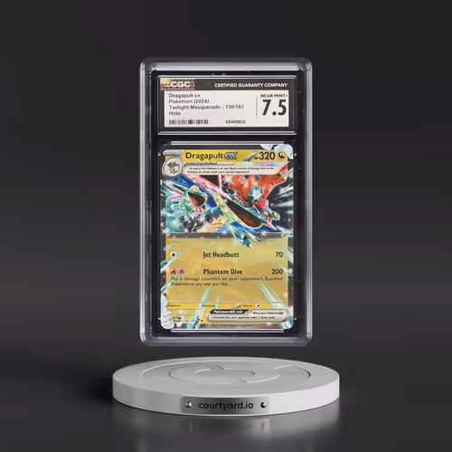 2024 Pokémon Twm EN-Twilight Masquerade #130 Dragapult EX - Holo (CGC 7.5 NM+)
