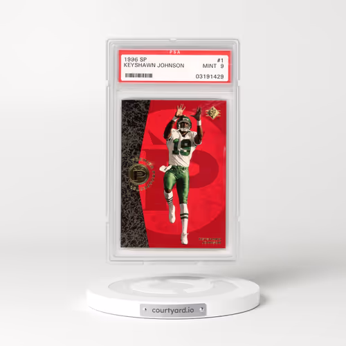 1996 SP #1 Keyshawn Johnson (PSA 9 MINT)