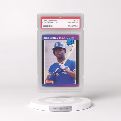 1989 Donruss #33 Ken Griffey Jr (PSA 8 NM-MT)