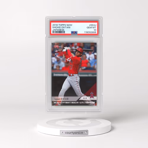 2018 Topps Now #553J Shohei Ohtani - Japanese (PSA 10 GEM MINT)