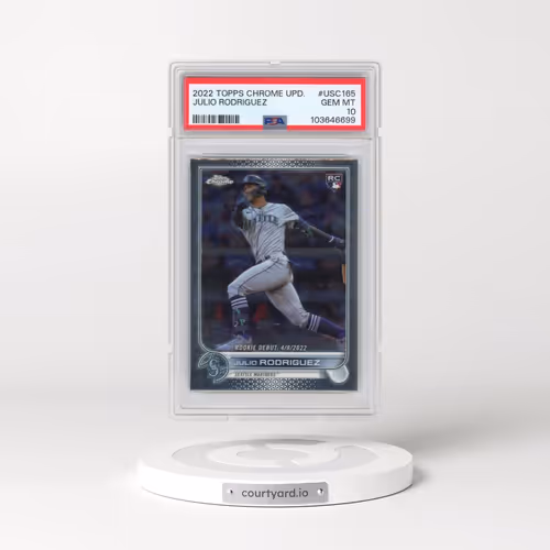 2022 Topps Chrome Update #USC165 Julio Rodriguez (PSA 10 GEM MINT)