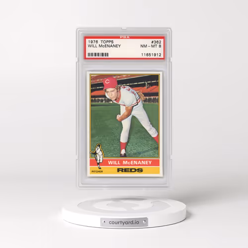 1976 Topps #362 Will McEnaney (PSA 8 NM-MT)