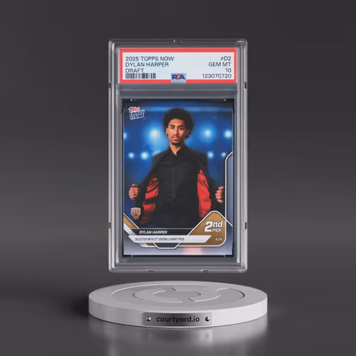 2025 Topps Now Draft #D2 Dylan Harper (PSA 10 GEM MINT)