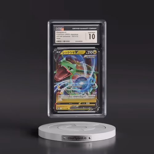 2022 VSTAR Universe #107/172 Rayquaza V - Holo (CGC 10 GEM MINT)