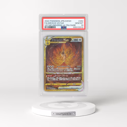 2022 Pokémon Sword & Shield Vstar Universe #262 Arceus Vstar - Full Art Ultra Rare (PSA 10 GEM MINT)