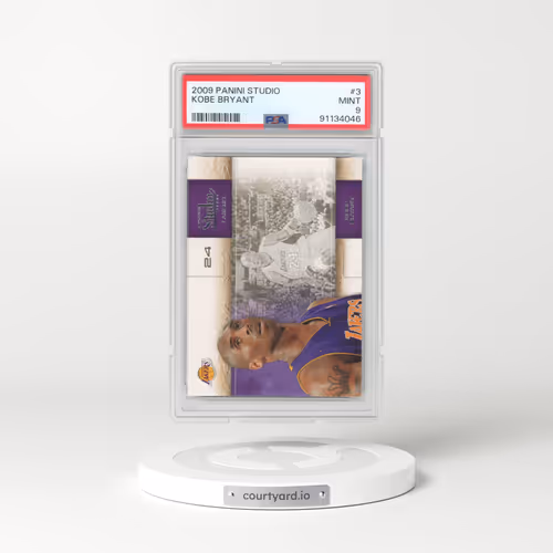 2009 Panini Studio #3 Kobe Bryant (PSA 9 MINT)