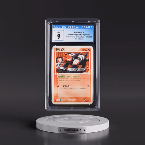 2004 Rocket Gang Strikes Back #018/084 Houndour - 1st Edition (CGC 9 MINT)
