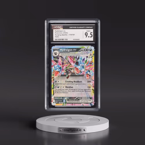 2024 Pokémon Ssp EN-Surging Sparks #119 Hydreigon EX - Holo (CGC 9.5 MINT+)
